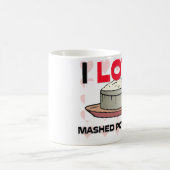 I Liebe gestampfte Kartoffeln Kaffeetasse (Mittel)