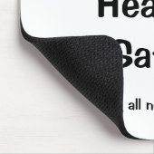 I Liebe-Gesundheit und Sicherheit… Alle Mousepad (Ecke)