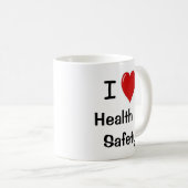I Liebe-Gesundheit und Sicherheit - doppelseitig Kaffeetasse (VorderseiteRechts)