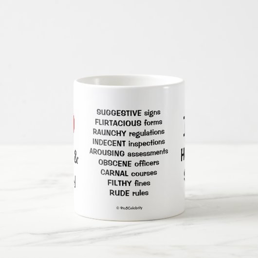 I Liebe-Gesundheits-und Sicherheits-unverschämte Kaffeetasse (Mittel)