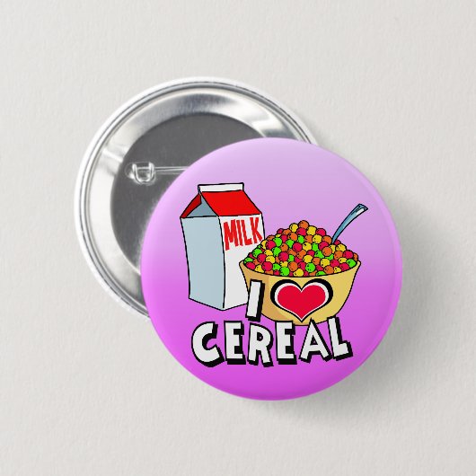 I LIEBE-GETREIDE BUTTON (Vorne & Hinten)