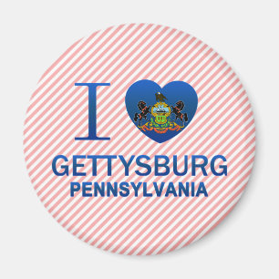 I Liebe Gettysburg, PA Magnet