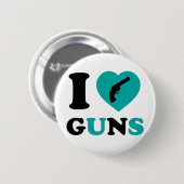 I Liebe-Gewehre Button (Vorne & Hinten)