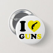 I Liebe-Gewehre Button (Vorne & Hinten)