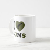 I Liebe-Gewehre Kaffeetasse (Vorderseite Links)