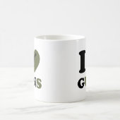 I Liebe-Gewehre Kaffeetasse (Mittel)