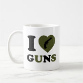 I Liebe-Gewehre Kaffeetasse (Links)
