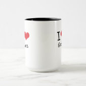 I Liebe-Gewinne Tasse (Zentrum)