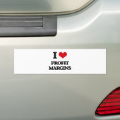 I Liebe-Gewinnspannen Autoaufkleber (Auf Auto)