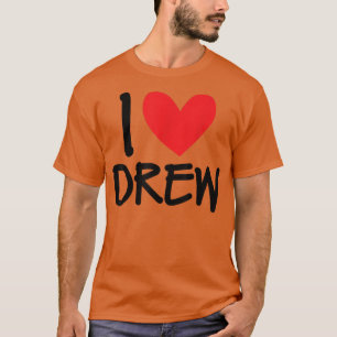 I Liebe Gezeichnet Name Personalisiert Männer Typ  T-Shirt