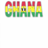 I Liebe Ghana Aufkleber (Vorderseite)