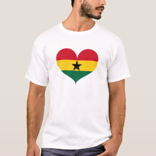 I Liebe Ghana Flag T-Shirt