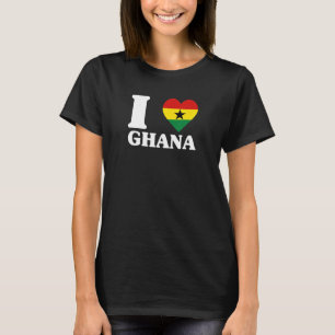 I Liebe Ghana für Ghana-Fan I Liebe Ghana T-Shirt