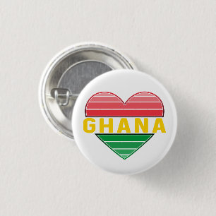 I Liebe Ghana, Ghanaisches Herz Button