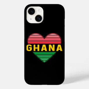 I Liebe Ghana, Ghanaisches Herz Case-Mate iPhone 14 Hülle