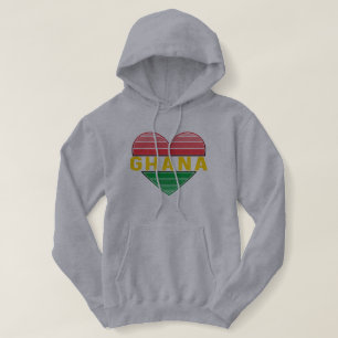 I Liebe Ghana, Ghanaisches Herz Hoodie