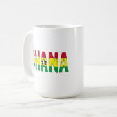I Liebe Ghana Kaffeetasse (Vorderseite Links)