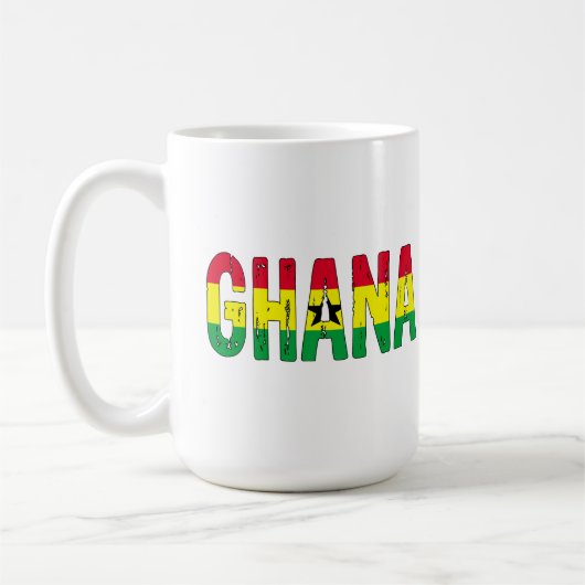 I Liebe Ghana Kaffeetasse (Links)