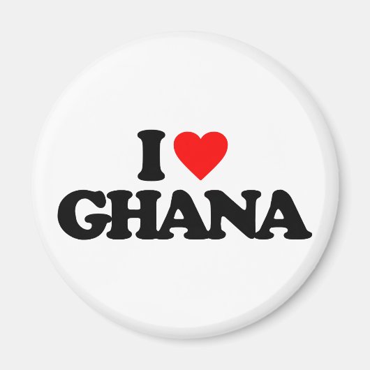 I LIEBE GHANA MAGNET (Vorne)