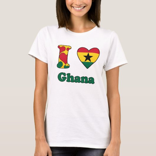 I Liebe Ghana T-Shirt (Vorderseite)