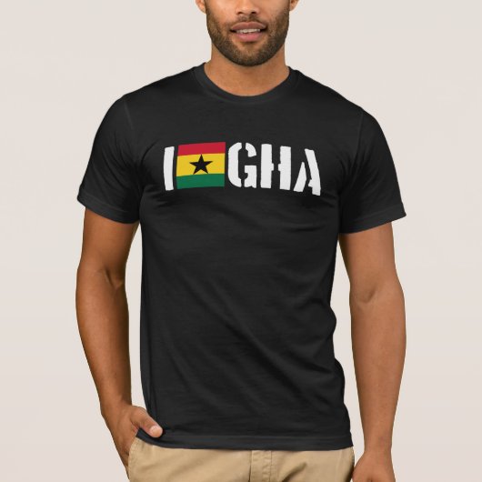 I Liebe GHANA-T-Shirt T-Shirt (Vorderseite)