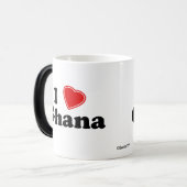 I Liebe Ghana Verwandlungstasse (Vorderseite Links)