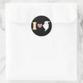 I Liebe Ghosts Stickers (Tasche)