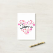 I Liebe Gianna Post-it Klebezettel (Auf Schreibtisch)