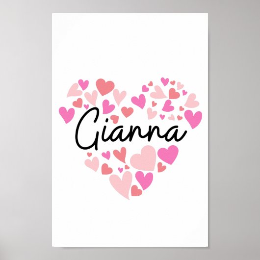 I Liebe Gianna Poster (Vorne)