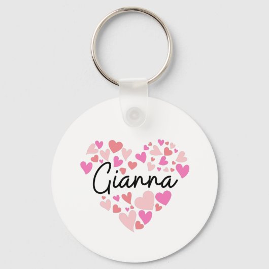 I Liebe Gianna Schlüsselanhänger (Vorderseite)