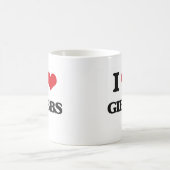 I Liebe Gibbs Kaffeetasse (Mittel)