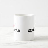I Liebe Gibraltar Kaffeetasse (Mittel)