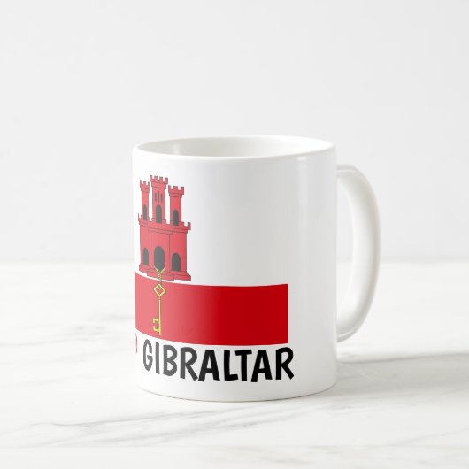I Liebe Gibraltar Kaffeetasse (VorderseiteRechts)