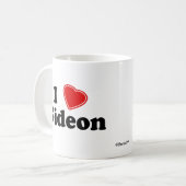 I Liebe Gideon Kaffeetasse (Vorderseite Links)