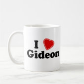 I Liebe Gideon Kaffeetasse (Links)