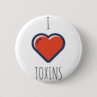 I Liebe-Giftstoff-Knopf Button