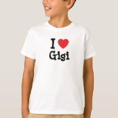 I Liebe Gigi T - Shirt (Vorderseite)