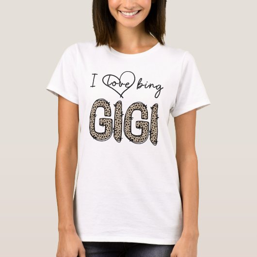 I Liebe Gigi T-Shirt (Vorderseite)