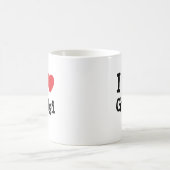 I Liebe Gigi T - Shirt Kaffeetasse (Mittel)