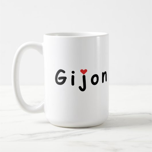 I Liebe Gijon Kaffeetasse (Links)