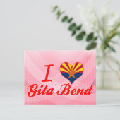 I Liebe Gila Bend, Arizona Postkarte (Stehend Vorderseite)