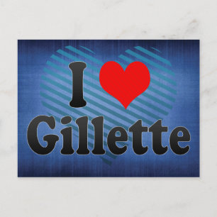 I Liebe Gillette, Staaten Postkarte