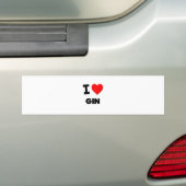 I Liebe-Gin Autoaufkleber (Auf Auto)