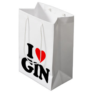 I LIEBE-GIN MITTLERE GESCHENKTÜTE