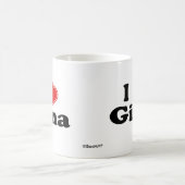 I Liebe Gina Kaffeetasse (Mittel)