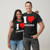 I Liebe Gingers T-Shirt (Unisex)