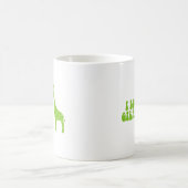 I Liebe Giraffe (grün) Kaffeetasse (Mittel)