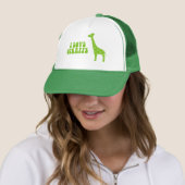 I Liebe Giraffe (grün) Truckerkappe (Beispiel)