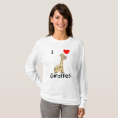 I Liebe-Giraffen (2) T-Shirt (Vorne ganz)
