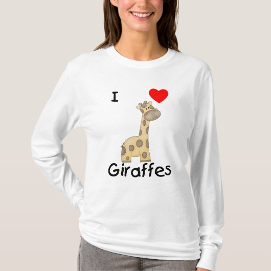 I Liebe-Giraffen (2) T-Shirt (Vorderseite)